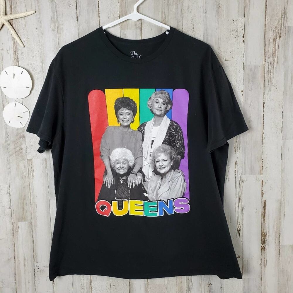 The Golden Girls Queens Casual Everyday Short Sleeve Shirt Size XL Women…